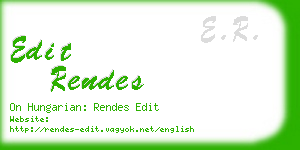 edit rendes business card